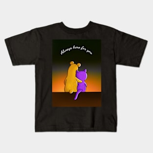 Plum & Custard - Always Here For You Kids T-Shirt